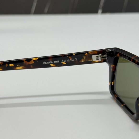 NEW OFF-WHITE OERI13A WARREN 6055 SUNGLASSES UNISEX HAVANA SQUARE EYEWEAR - Picture 9 of 10